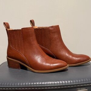 Brown Leather Ankle Boots